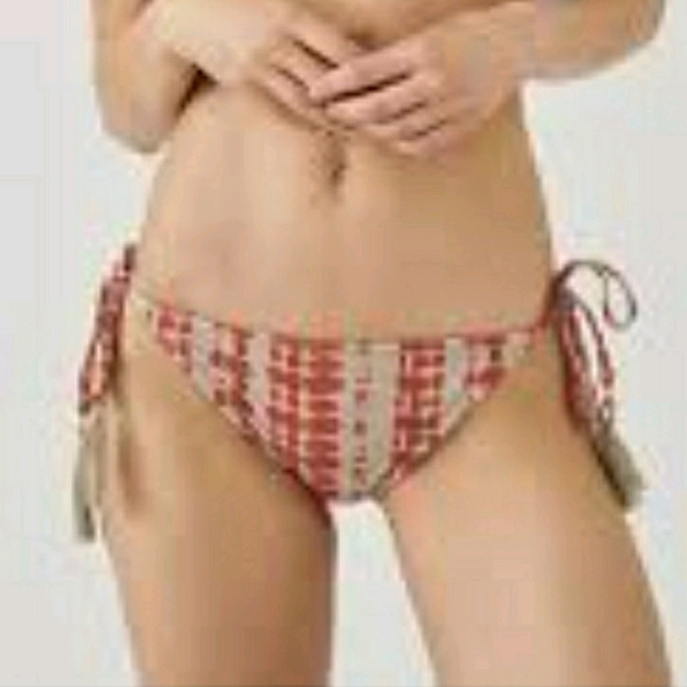 NWT CECILE COPENHAGEN Bikini Bottom  Size Small Orange Tan